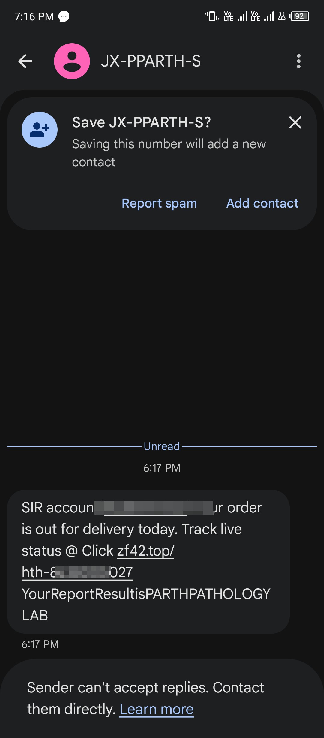 Harmful links to hack my device sent to me everyday. Don't click it.  - image 5