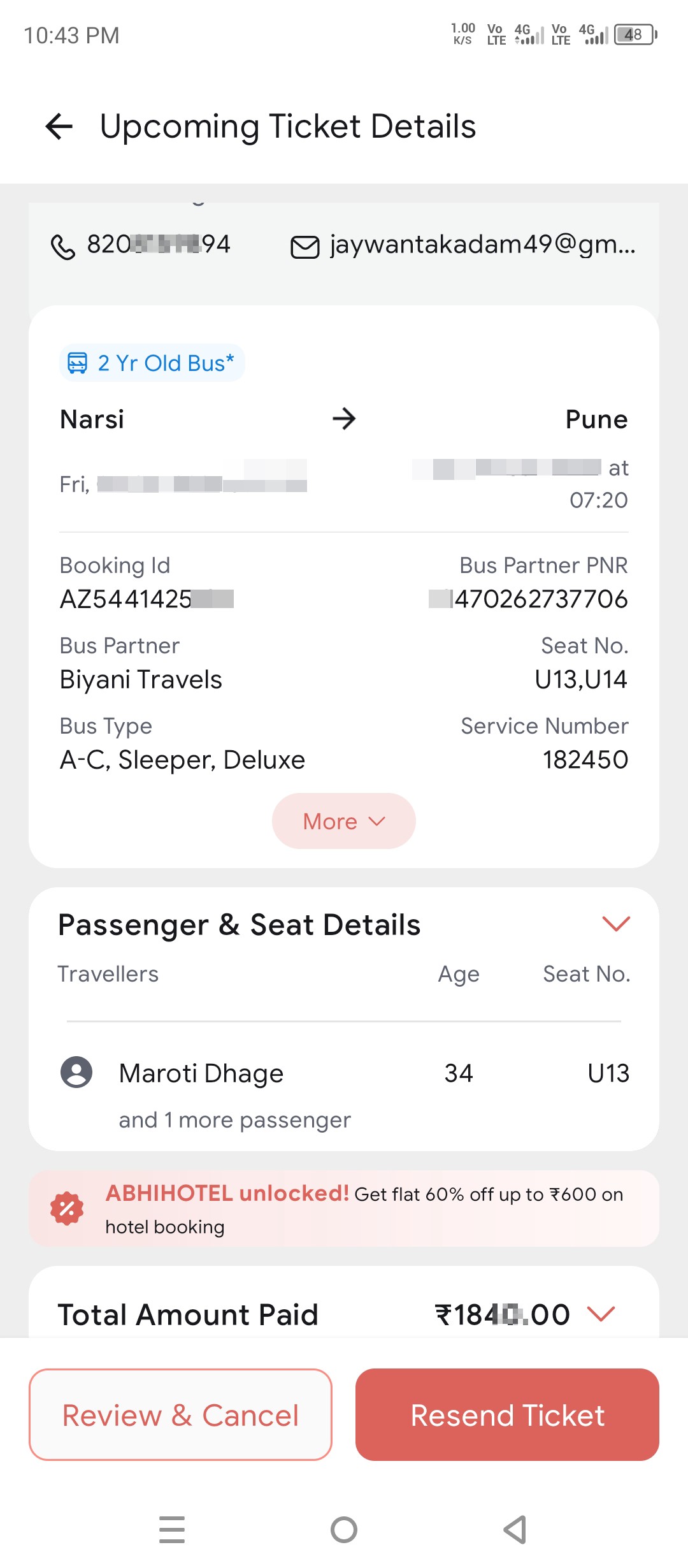 Biyani travels froud  - image 2