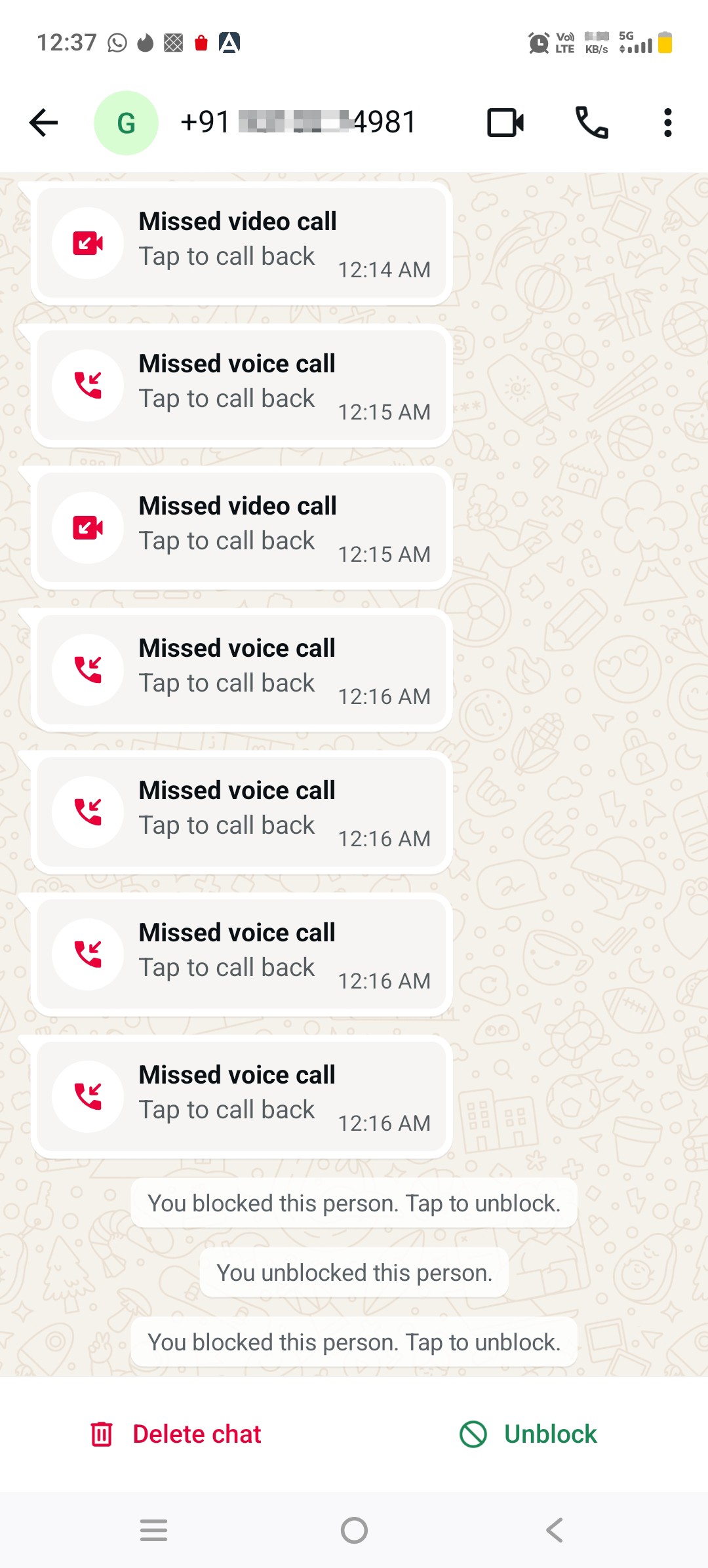 what's app video call  - image 3
