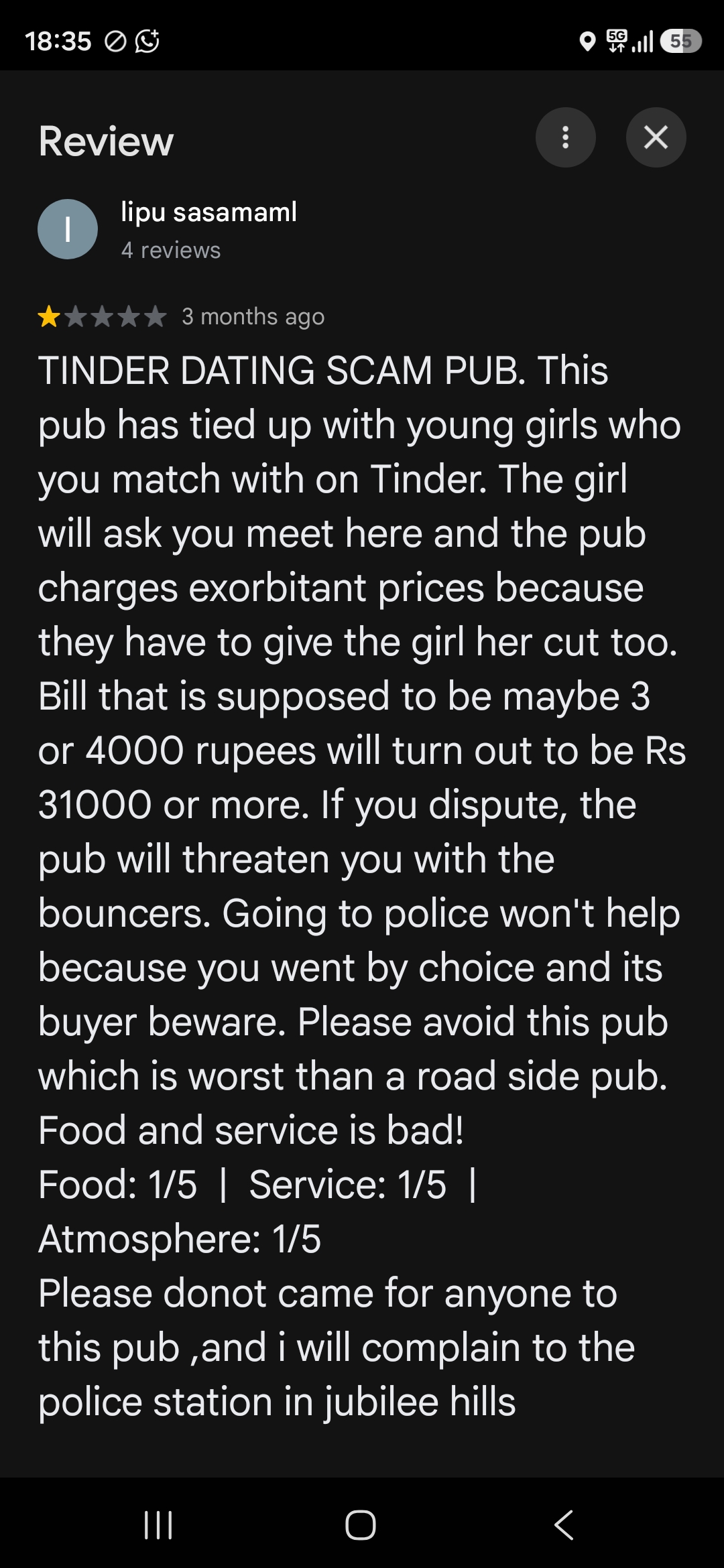 scam of girls who tied up with pubs may harm your pockets 