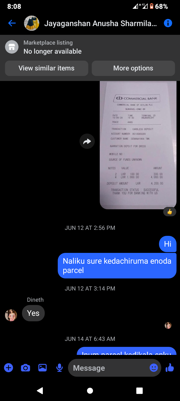online oders scam 
