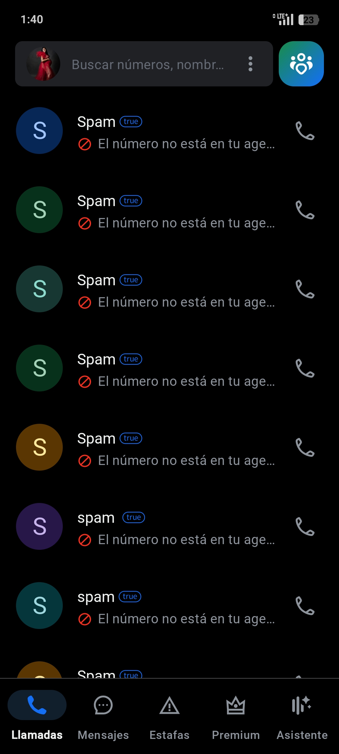 Spam incontrolable 