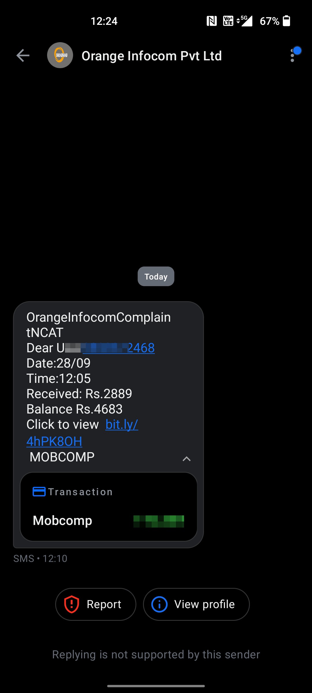 don't click website Trying scammer text message😡 