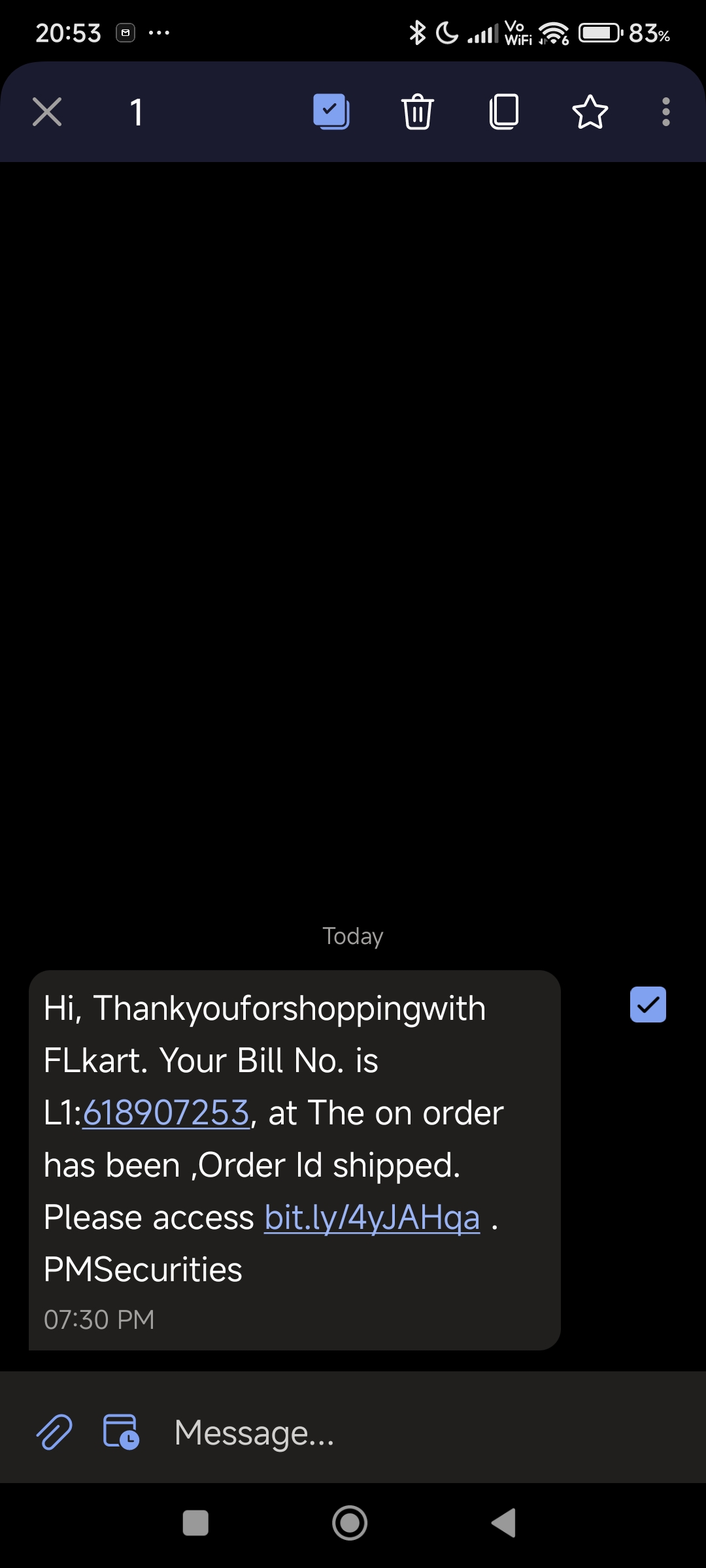 your account is credited or your item is shipped 