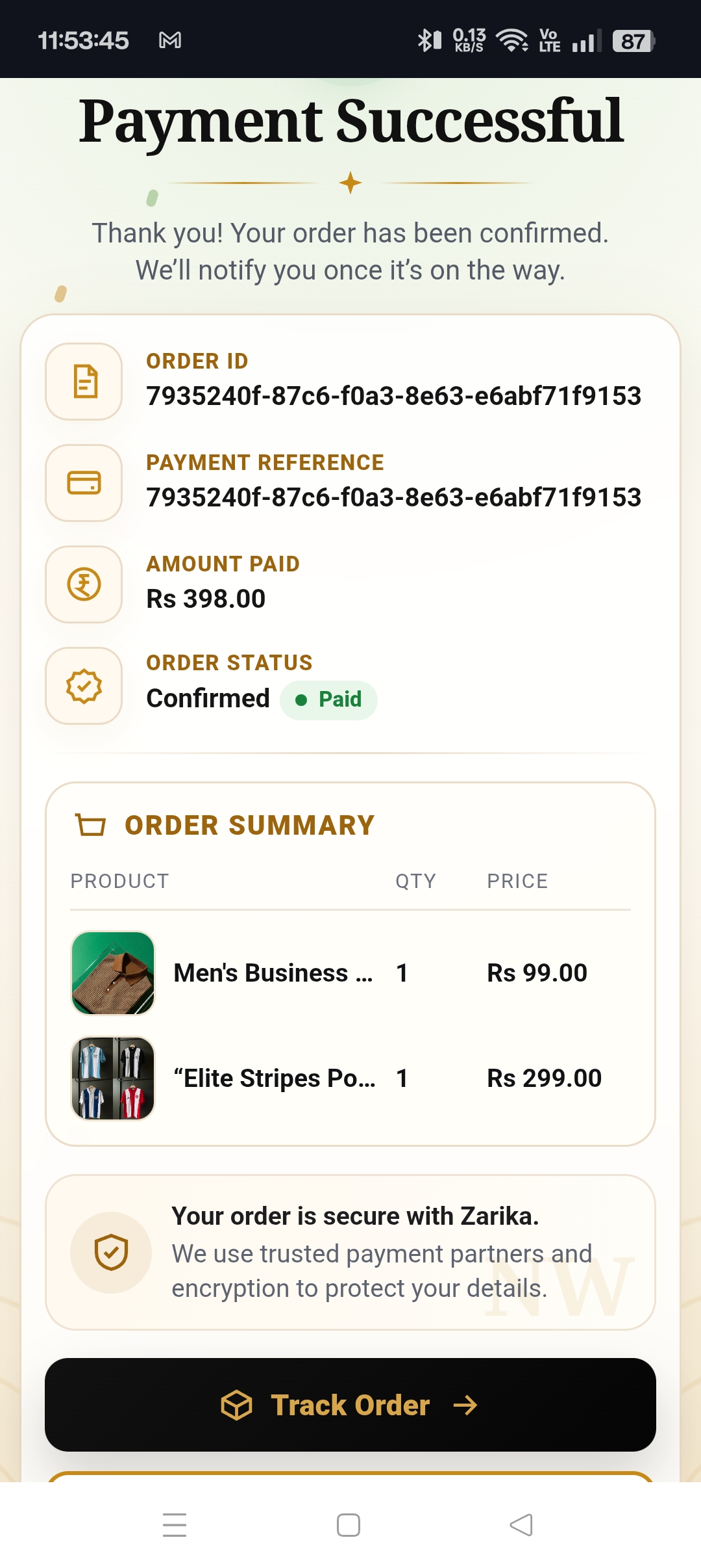 online purchase scam