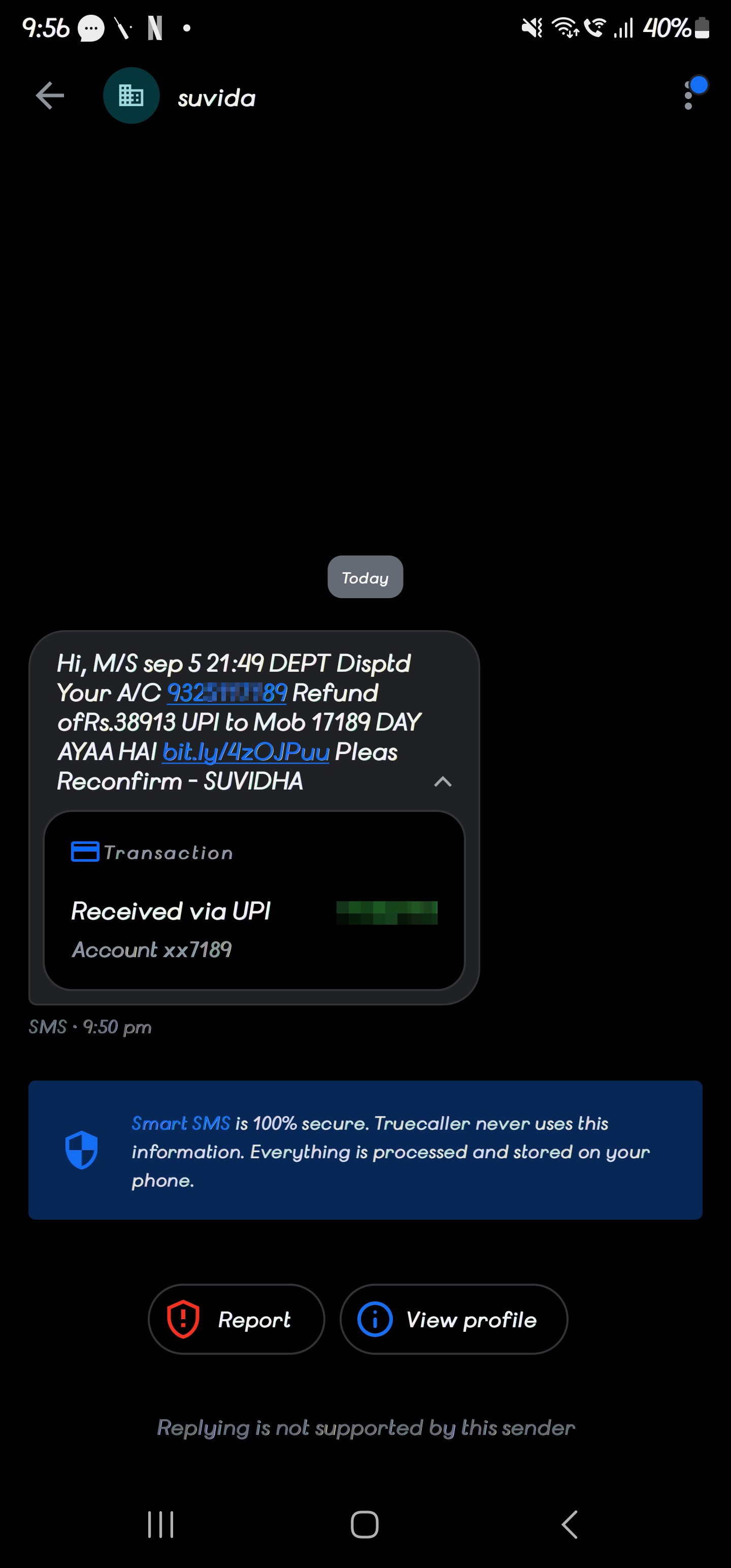 scam on Suvida 