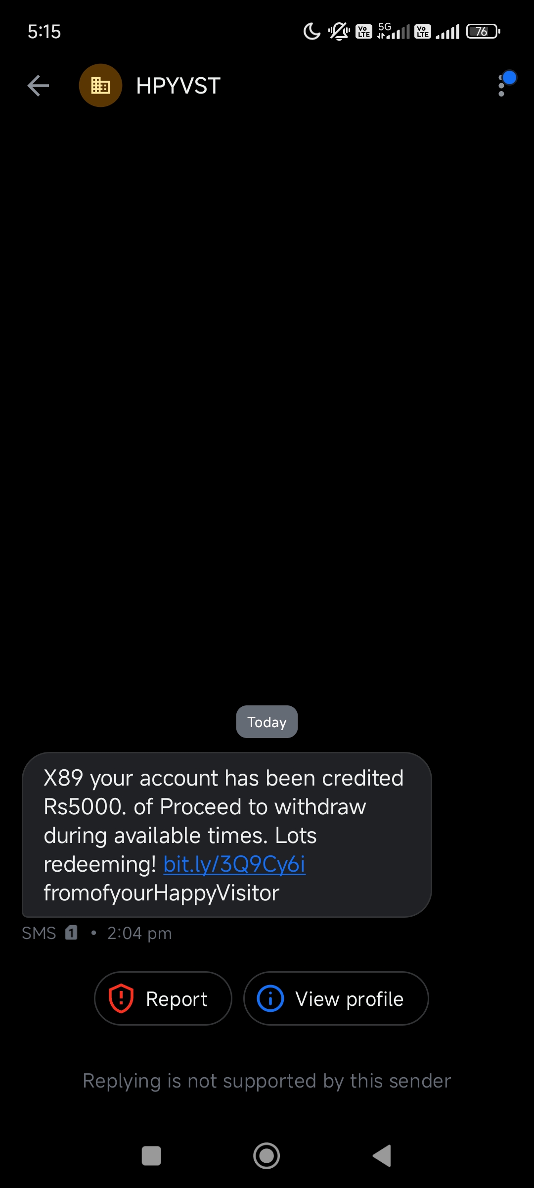 Money scam 