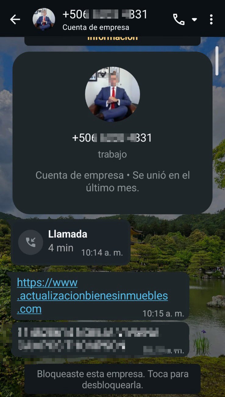Possible scam number