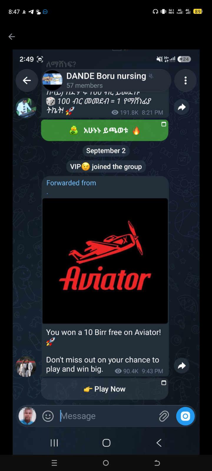 Scams on telegram

don't click on all link on telegram