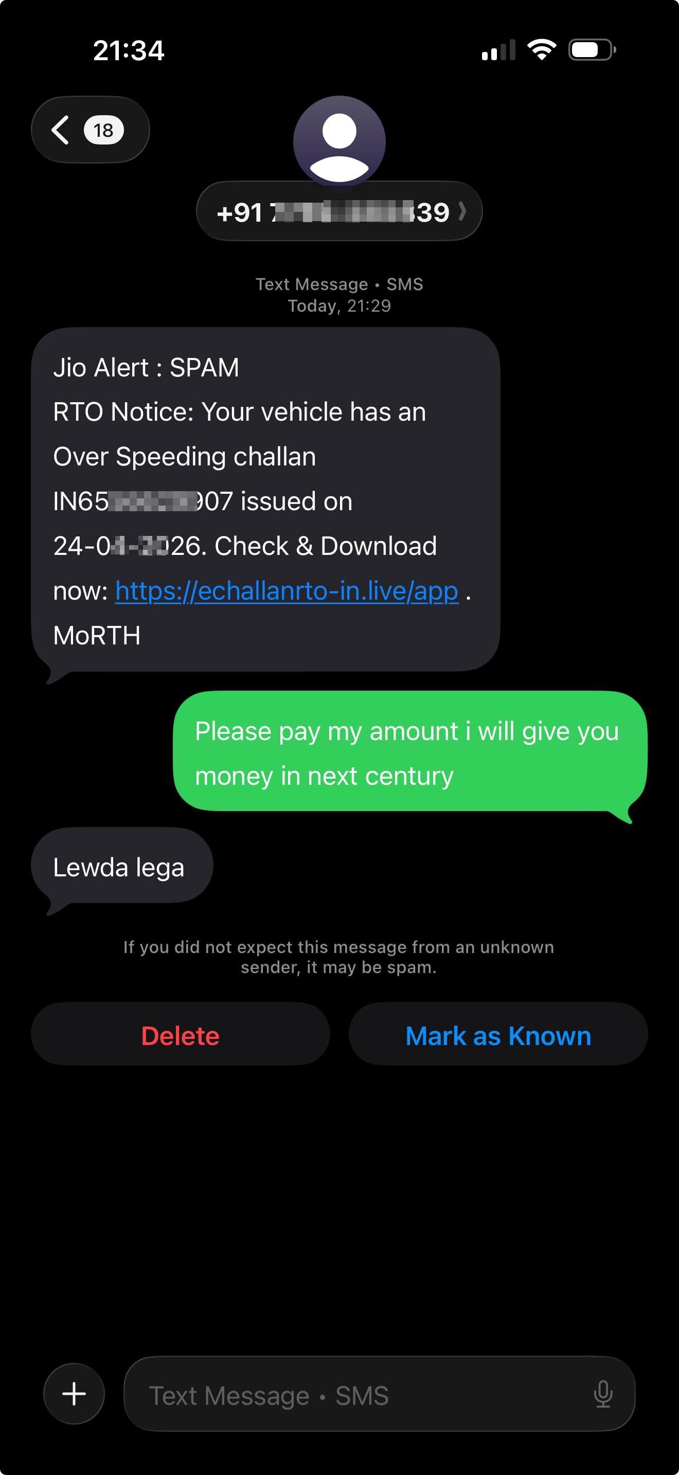 FAKE MORTH scam