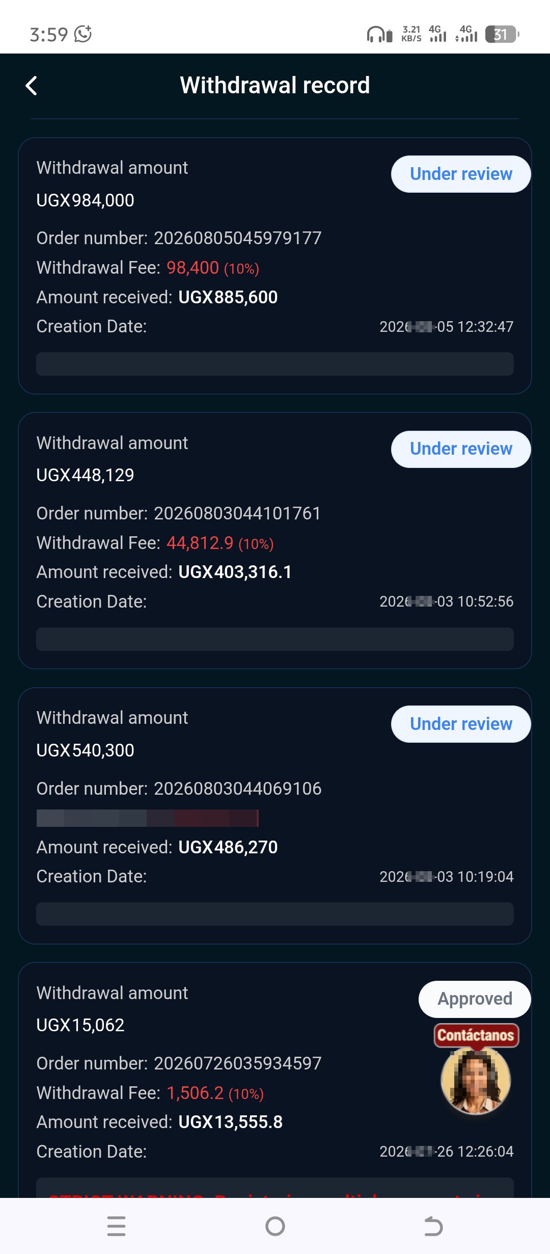Nova Global AI Compute Investment scam with fake high returns - image 2