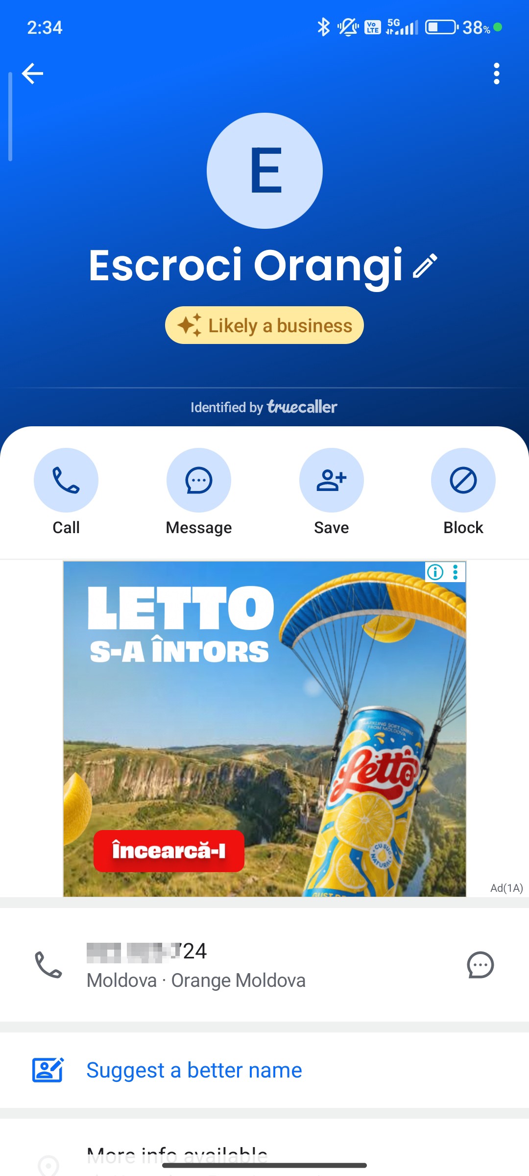 Scammers from Orange Moldova 