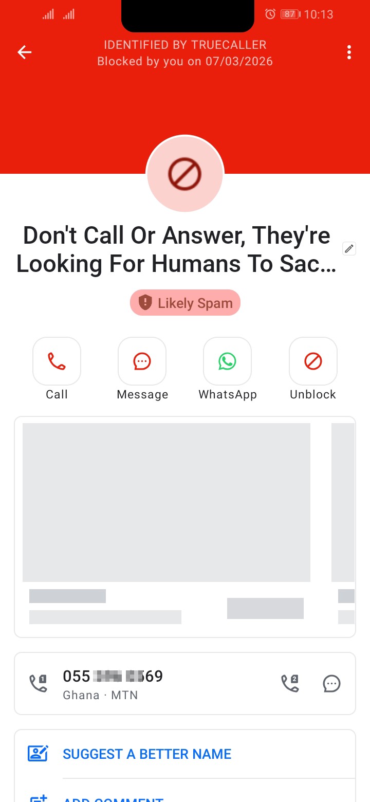 Beware of this Number - image 2