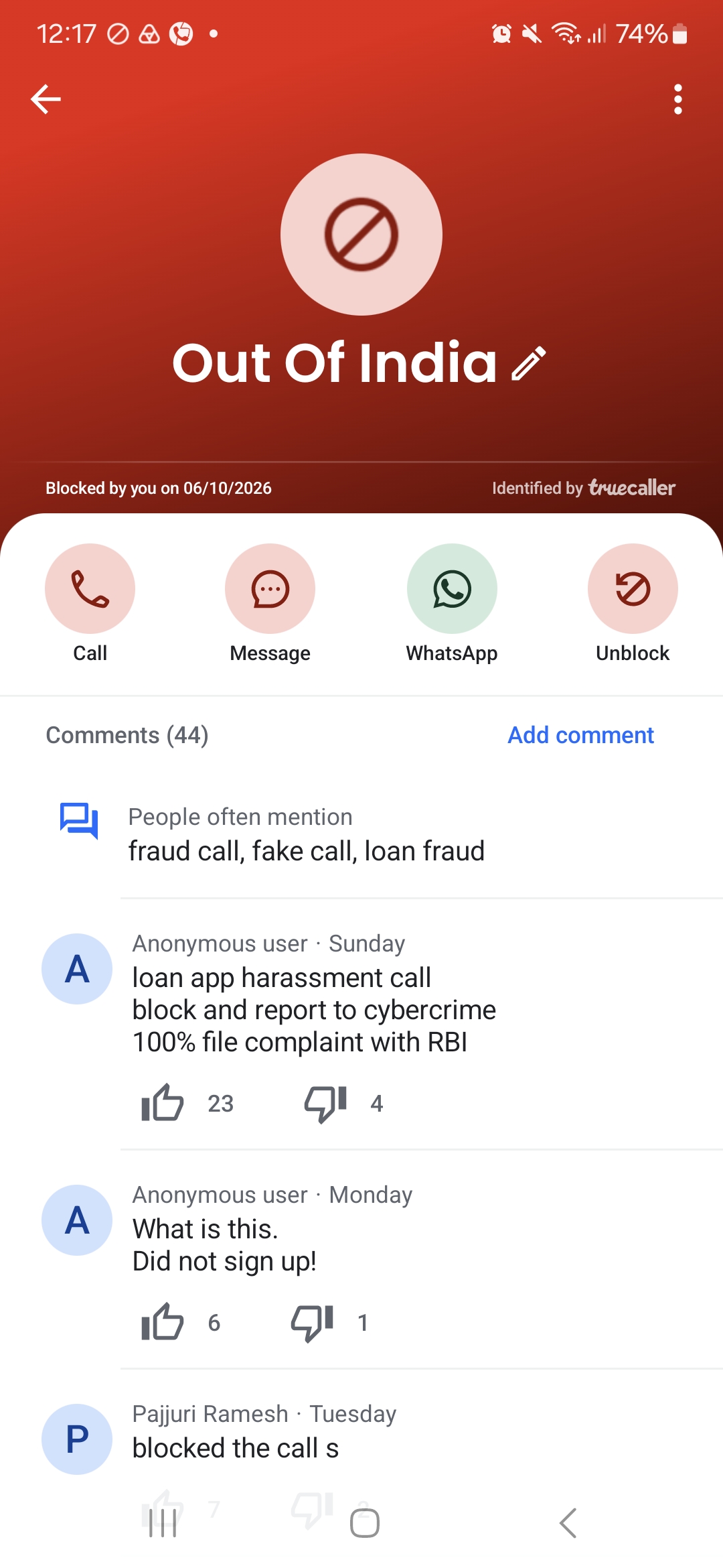 Loan recovery harassment calling  - image 3