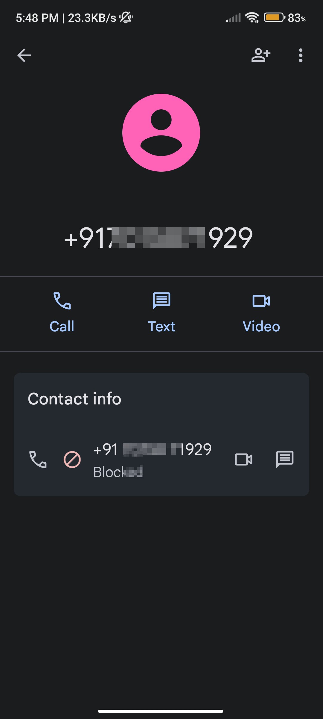scam call