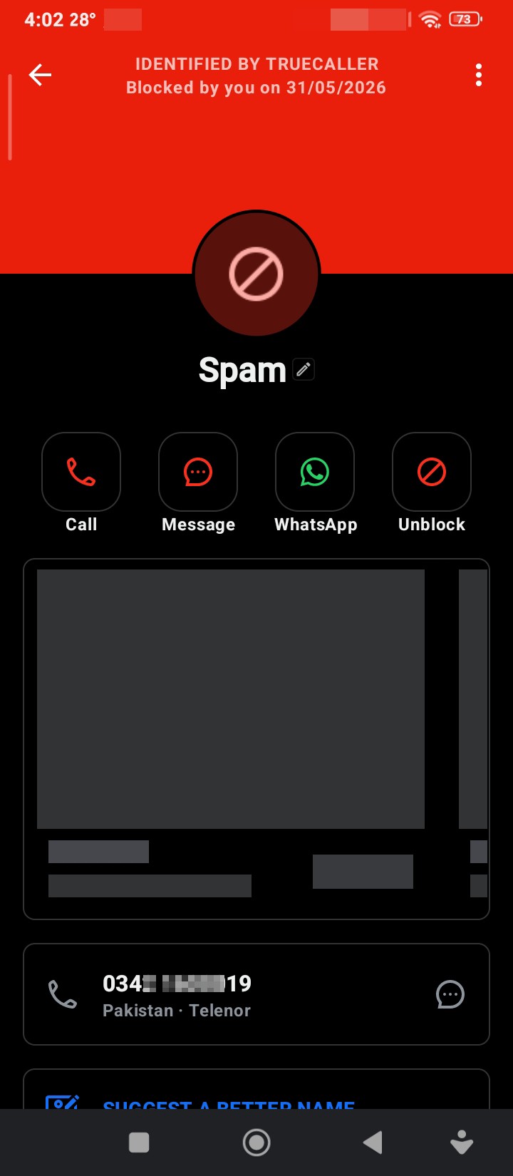 Frequent Spam calls - image 2