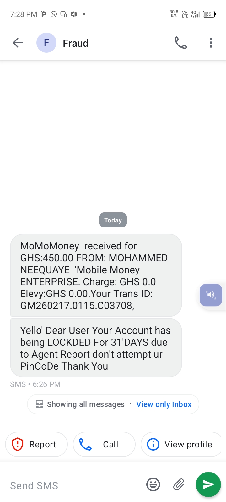 scam alert