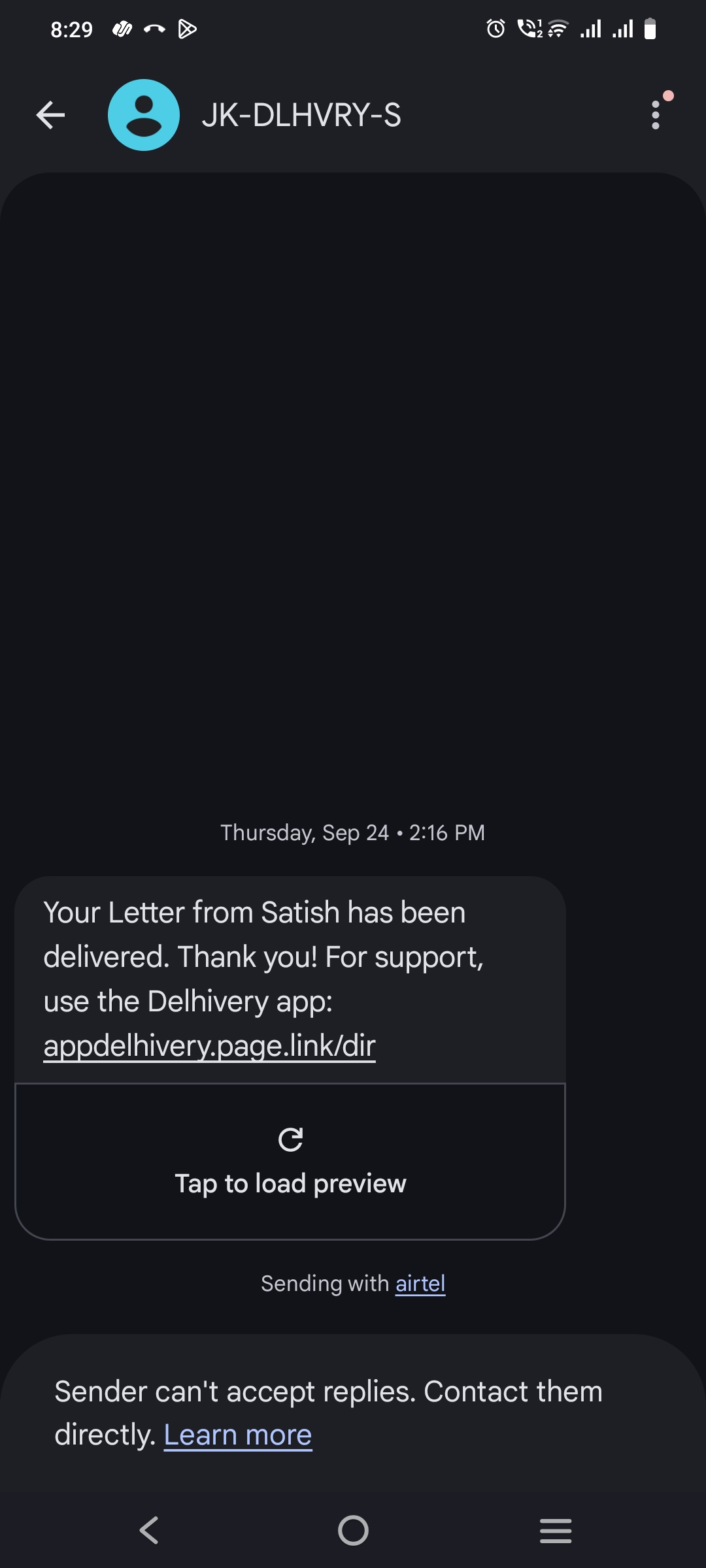 delivery scam - image 2