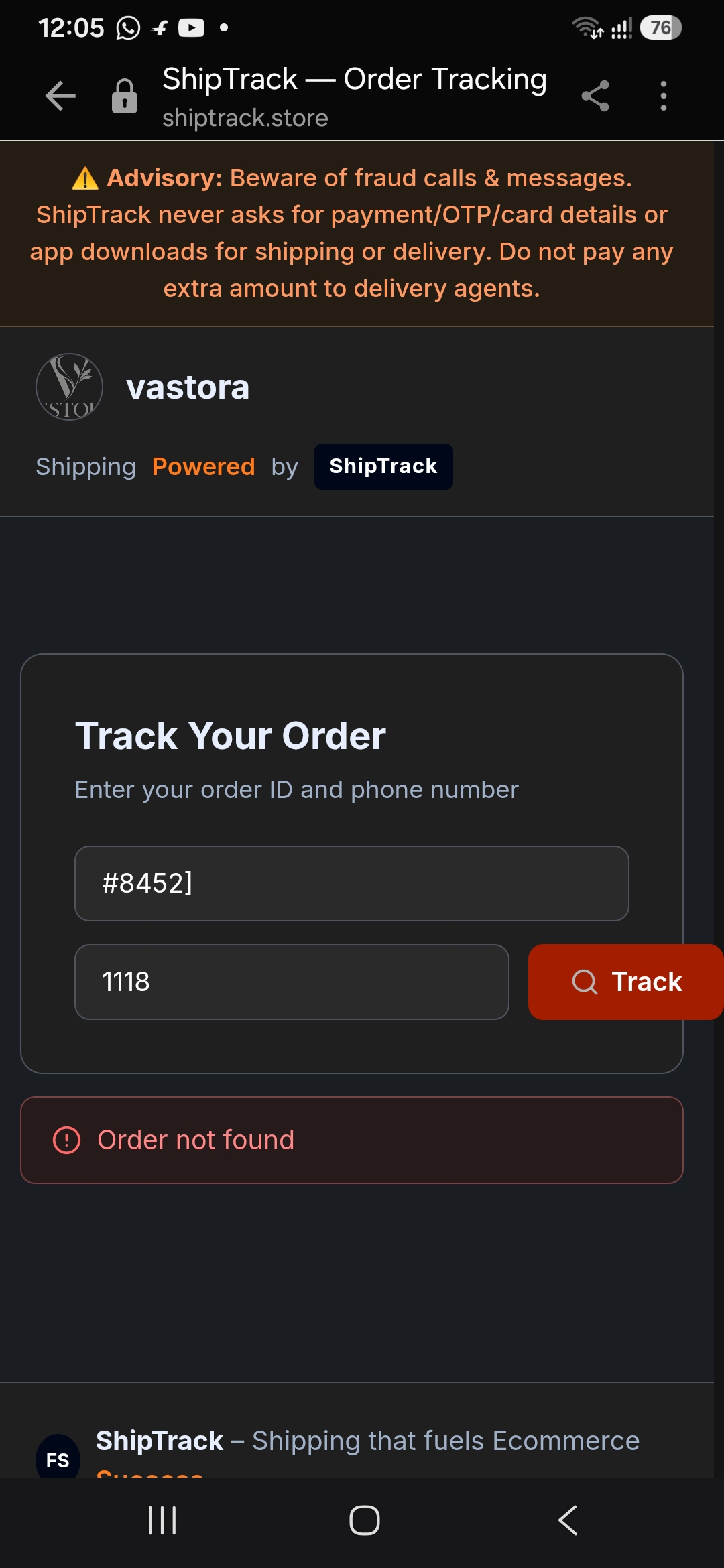 don't shopping online with inta or facebook - image 2
