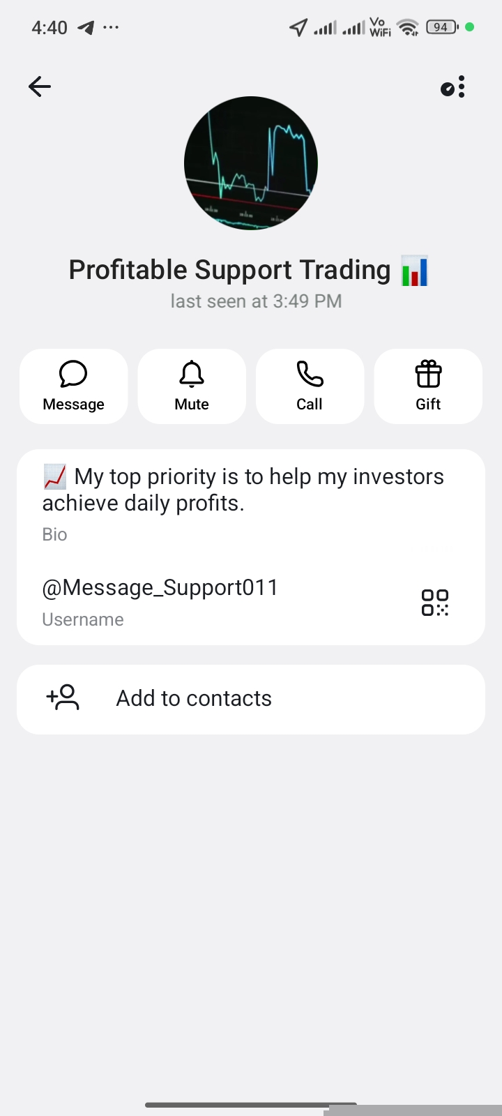 Telegram trading fraud  - image 3