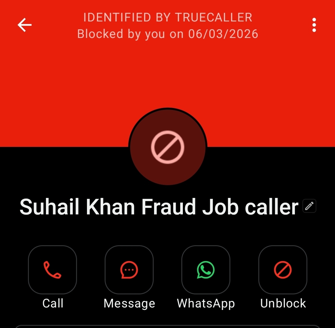 Job fraud scam