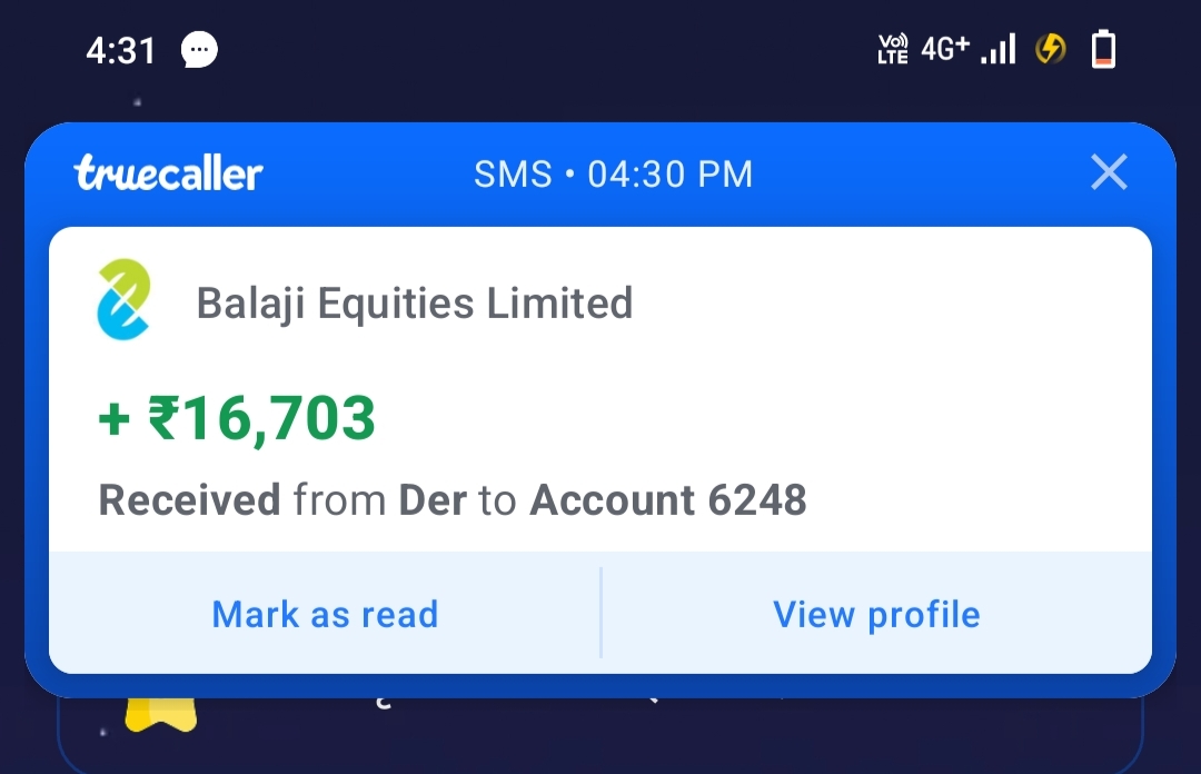 Rs16,703 Credited - Real Transection Or Fake?