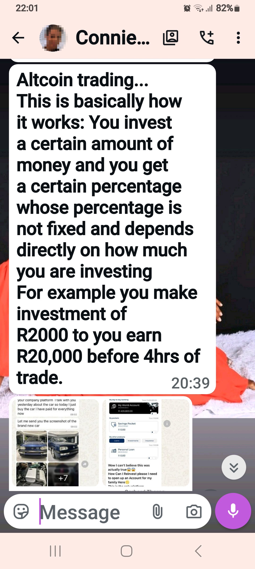 Scammer on ticktock  - image 5
