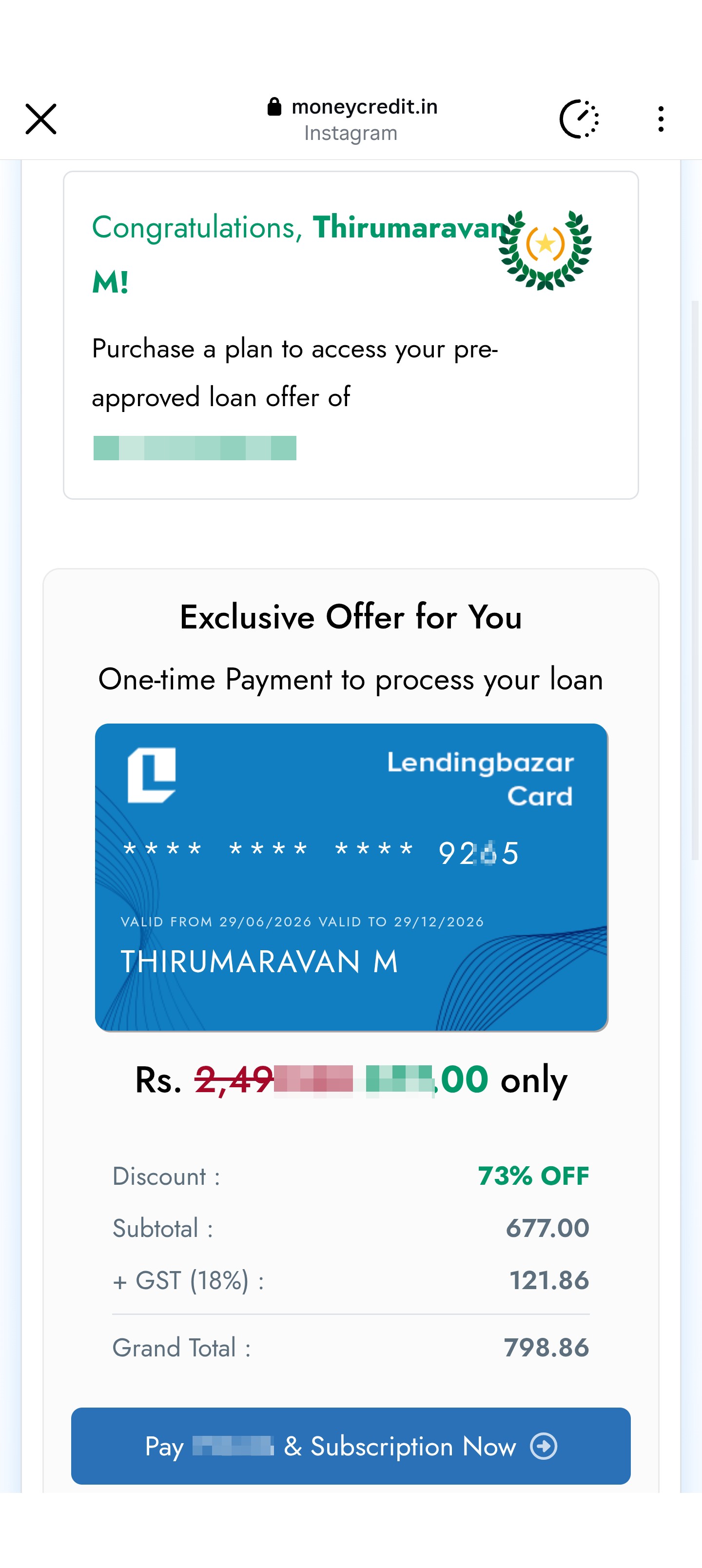 don't fall for moneycredit loan scam - image 2