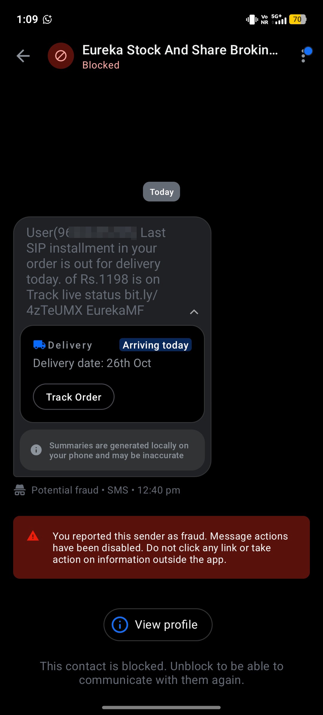 Eureka Share Froud Scammer 