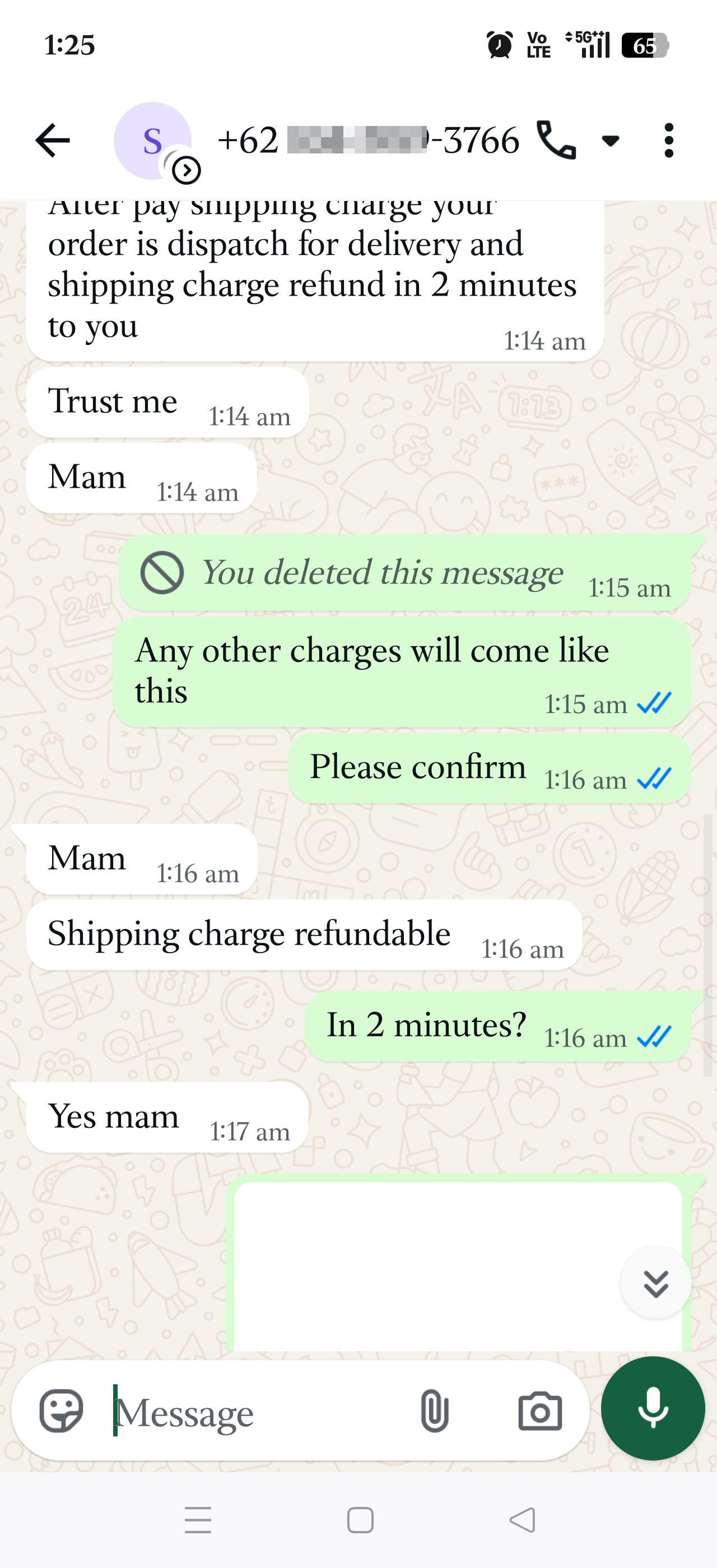 Online dress offer scam - image 2