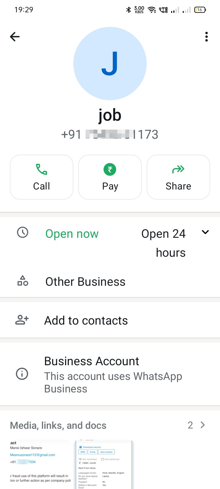 fraud call about job - image 5