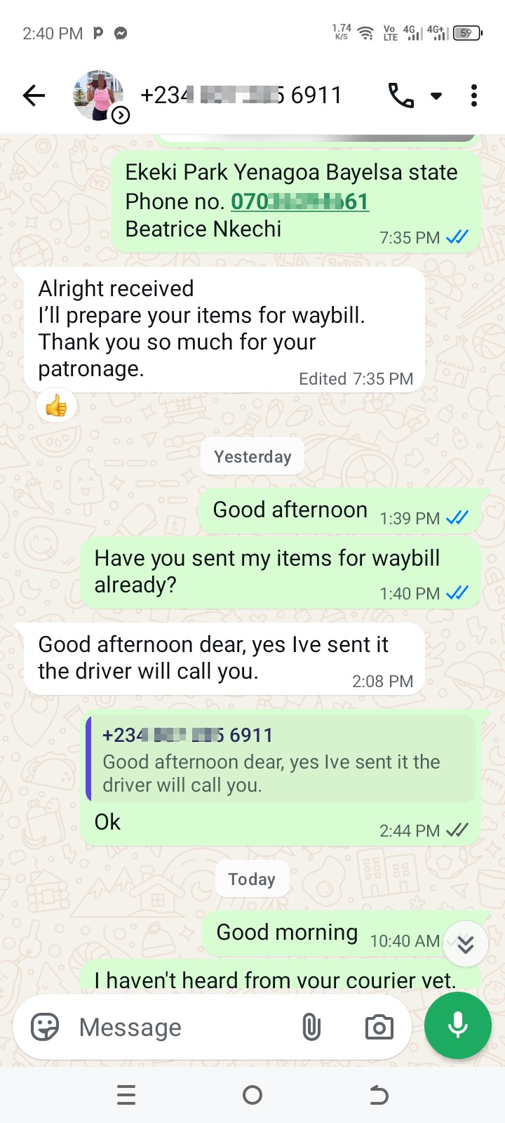 fraudulent scammer - image 3