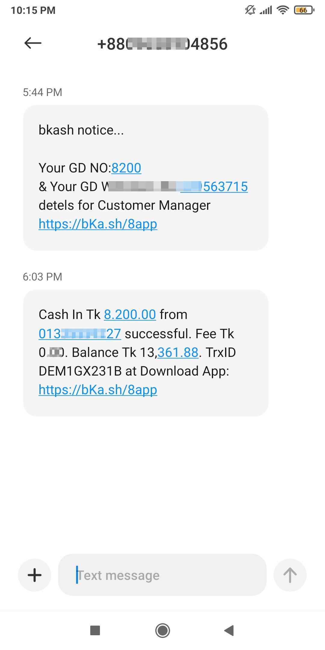 Bkash scam