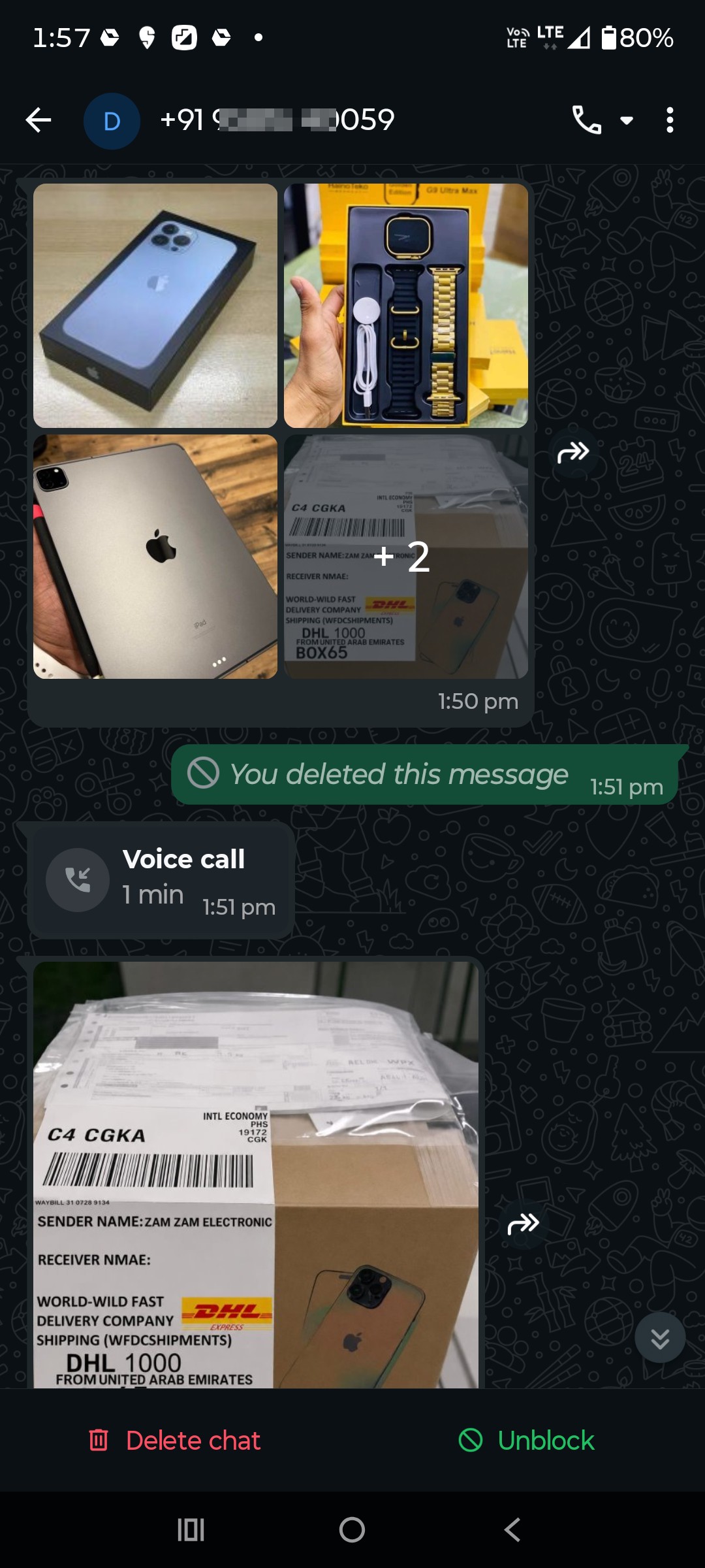 Zamzam Electronic Scam - image 3