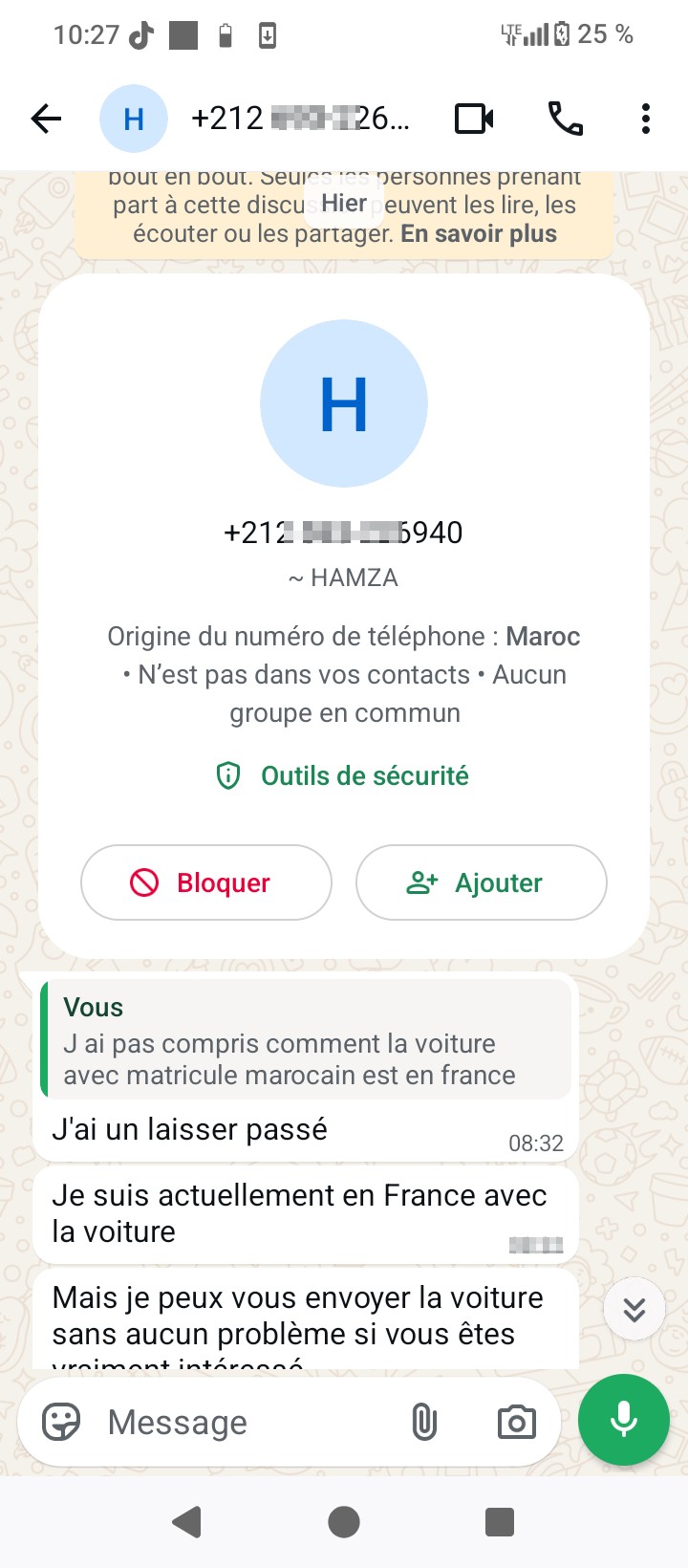 Be careful with this scammer number