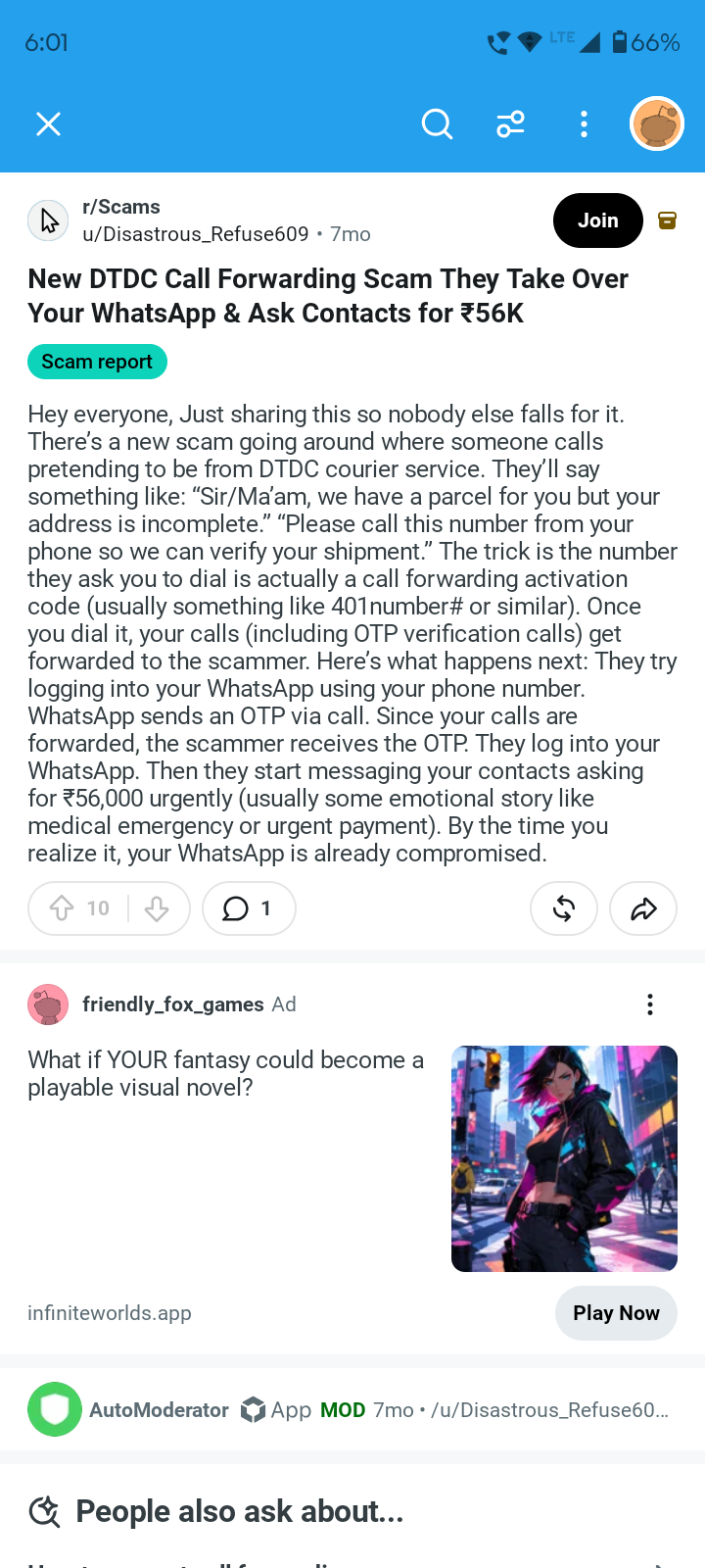 whatsapp 56,000 scam