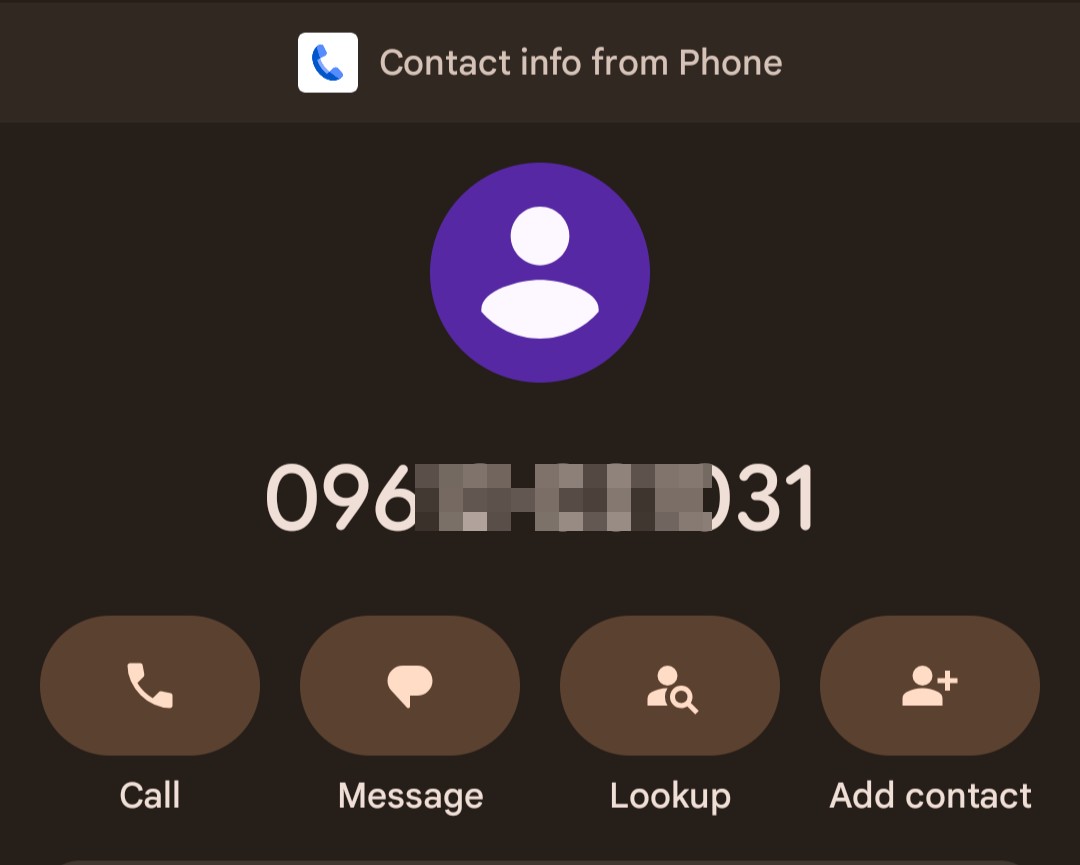 So I want to say that if you pick this call then your phone  will be hacked or scammed with you 