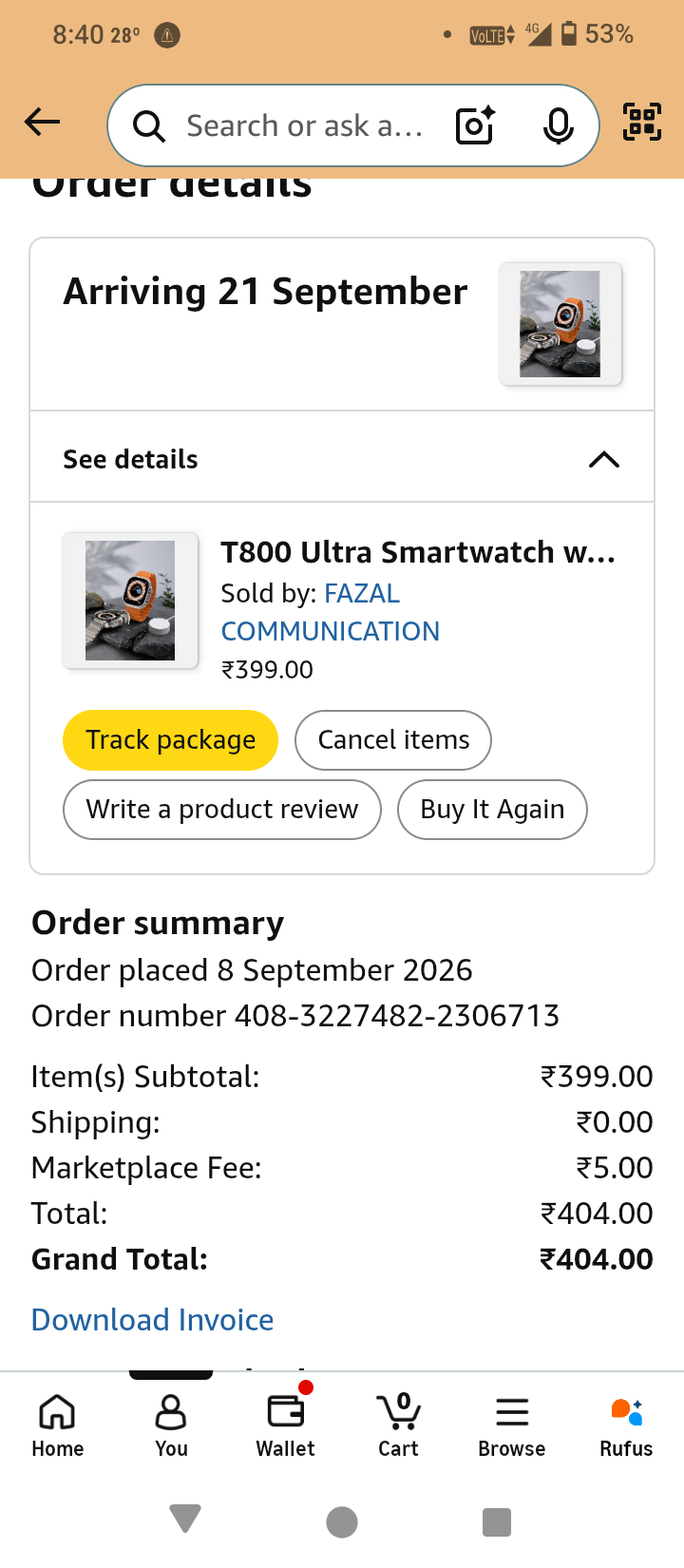 Amazon has deducted my money. - image 3