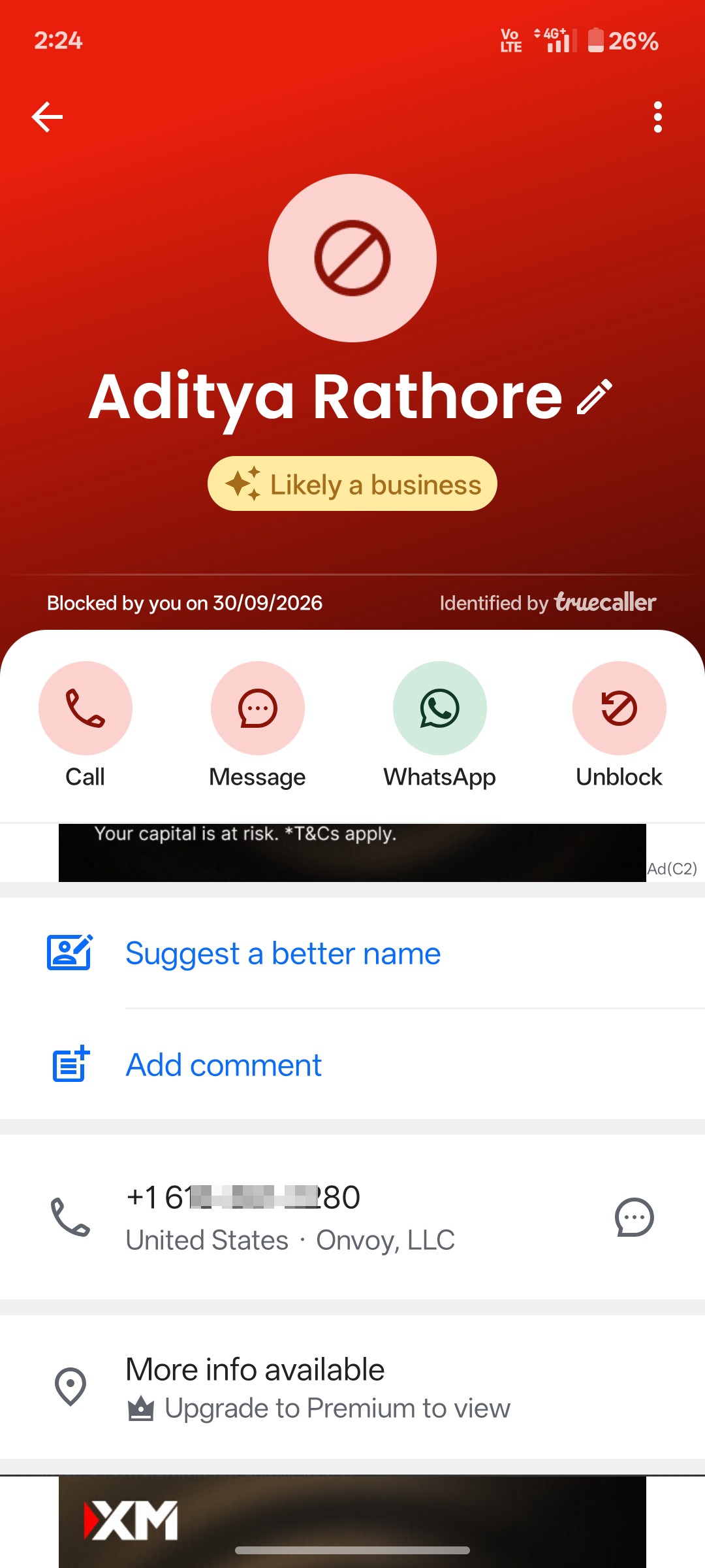 froud call 