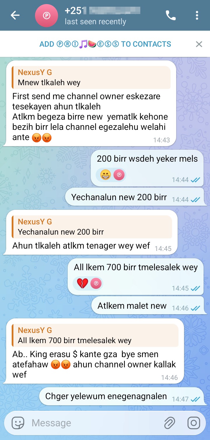 scamme by selling servuce - image 2