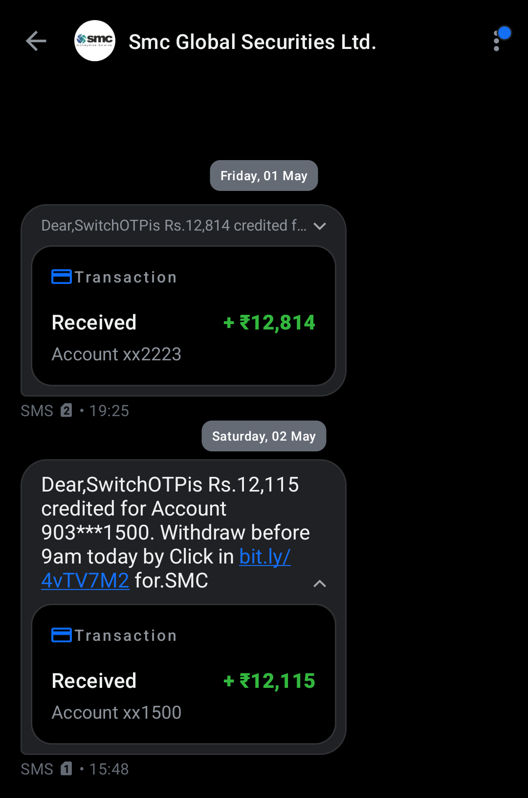 LOTS OF SCAM SMS LINK SENDING MY PHONE .