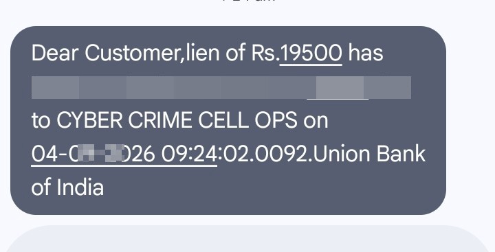 There is a front happening with us in the account