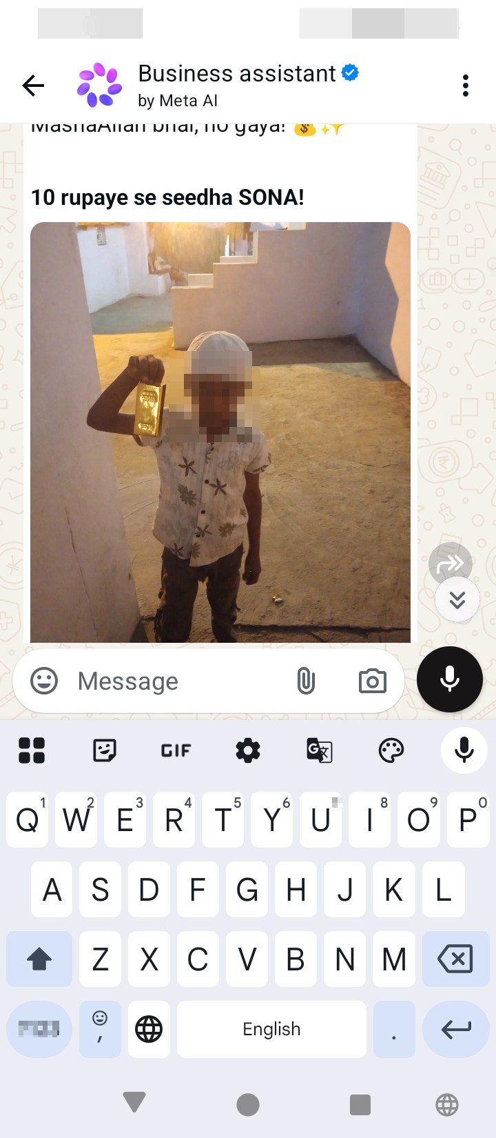 Someone is making fake photos with me. I am filing a police case. 100