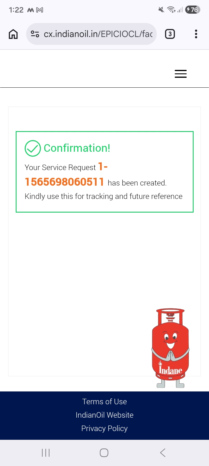 LPG Cylinder connection scam