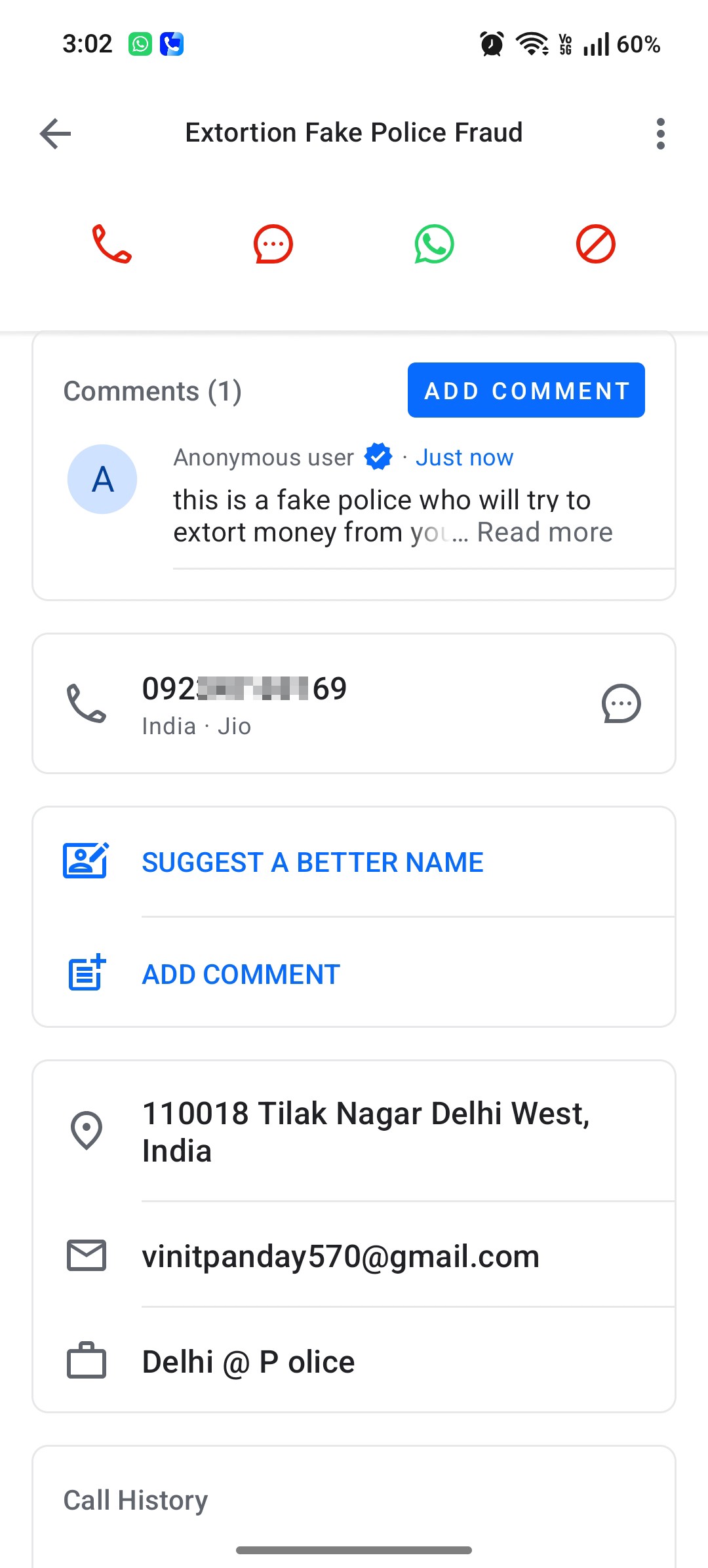 This person will pretend to be from Delhi police  - image 2