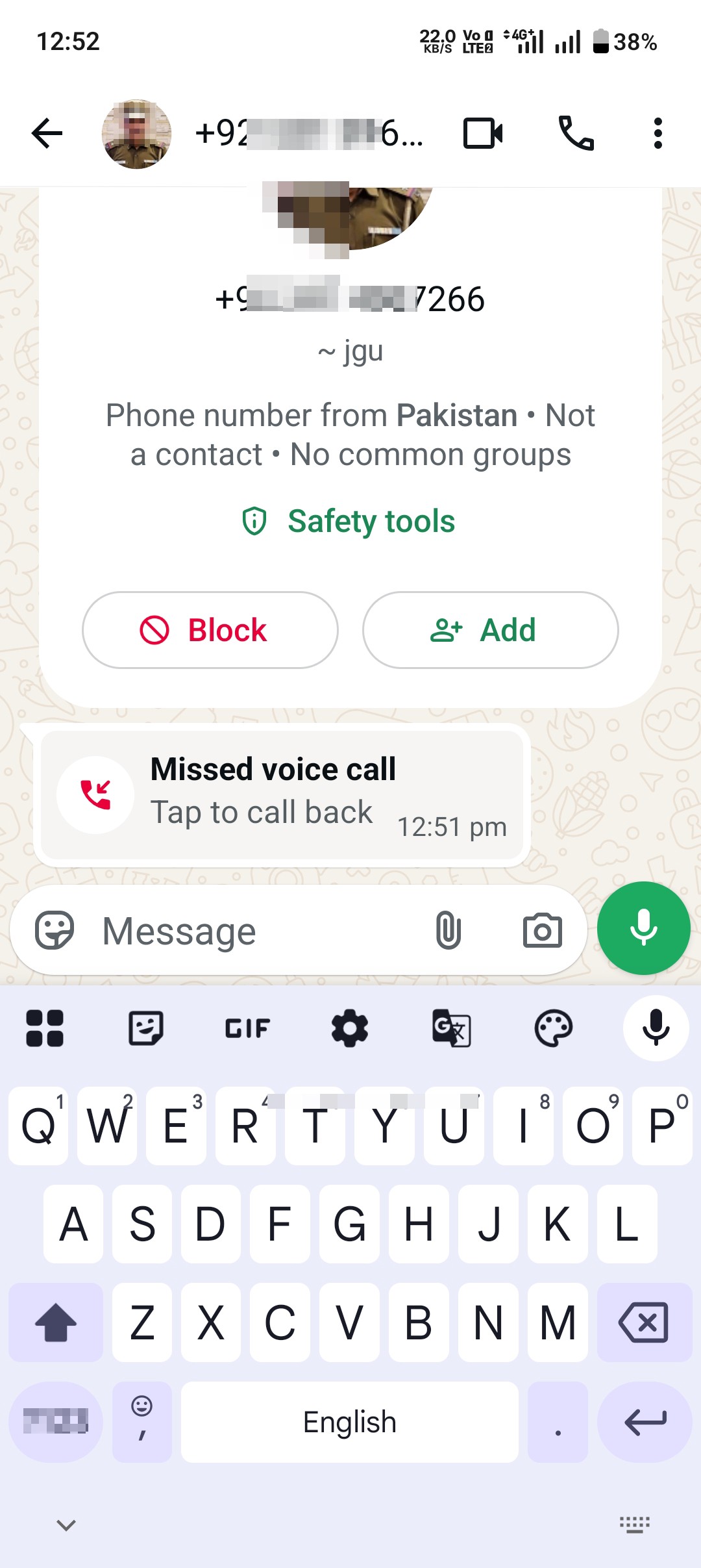 Calling police scam Report the number [PHONE] 