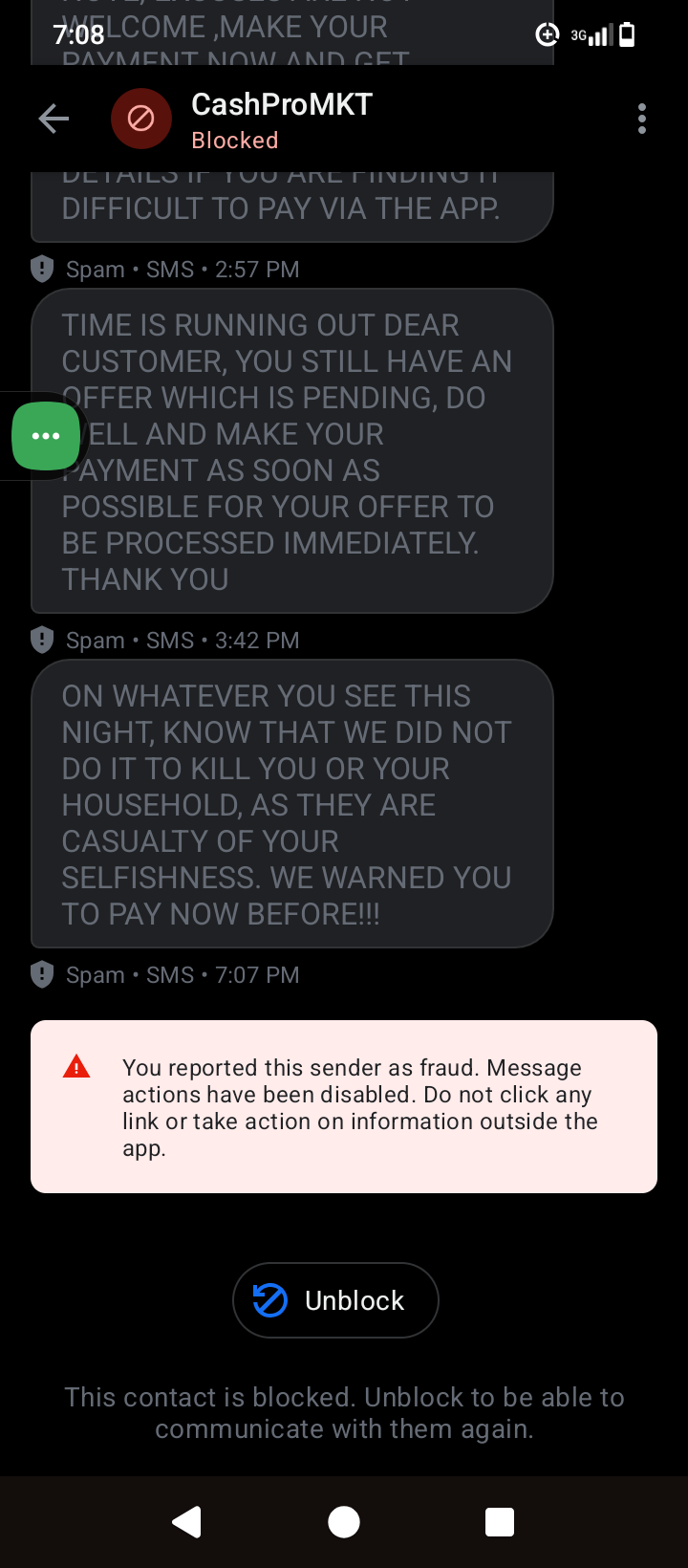Fraud alert 