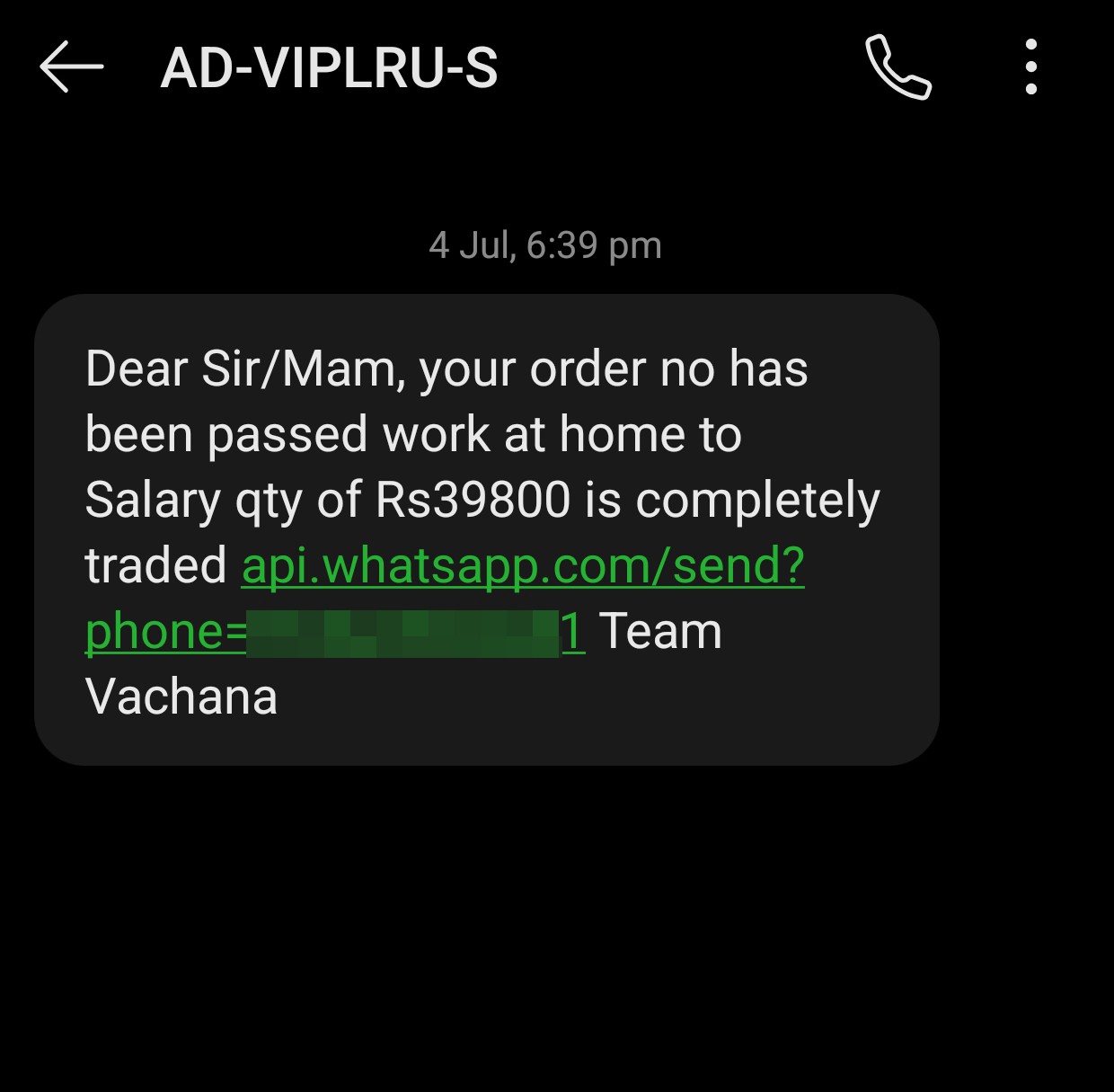 is it some kind of new scam?