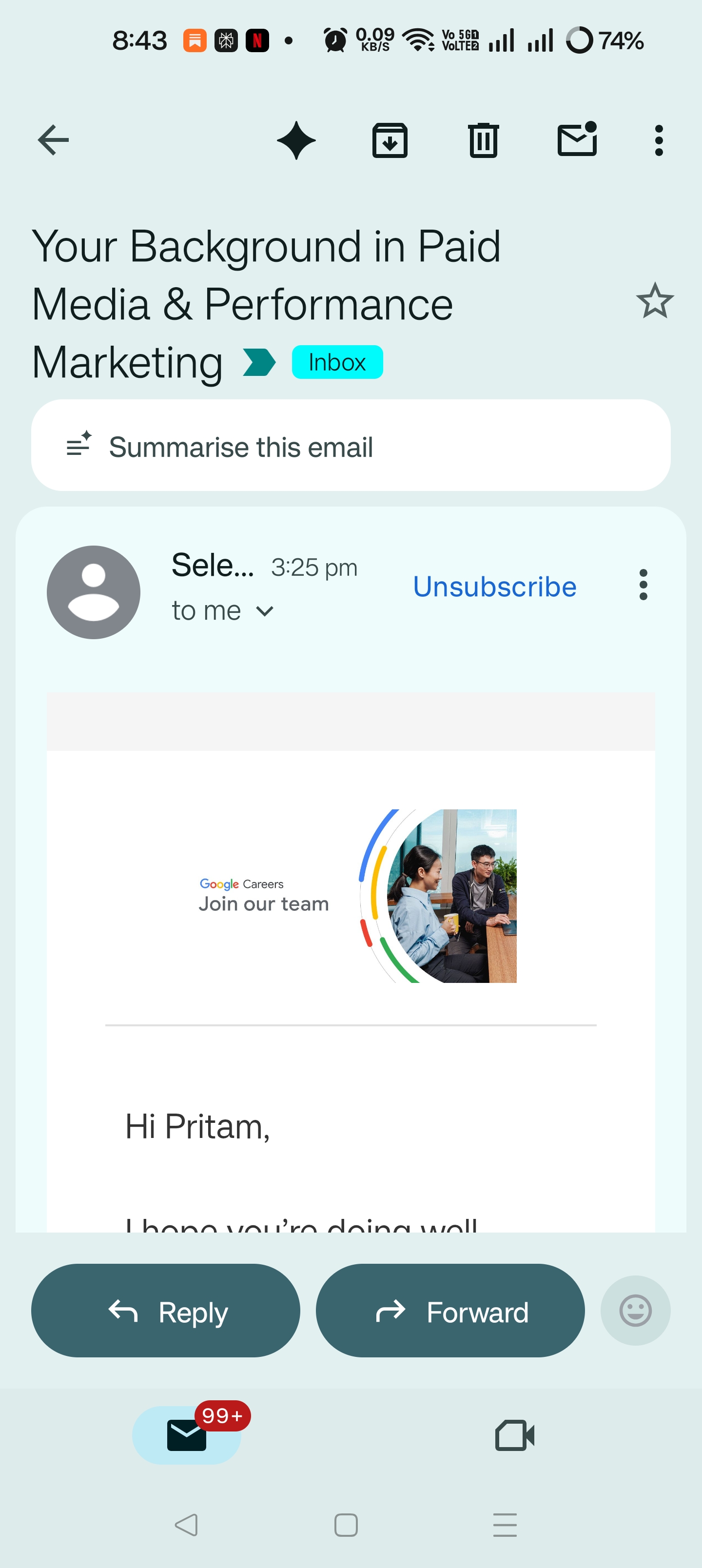 New Google Job Scam Email - image 6