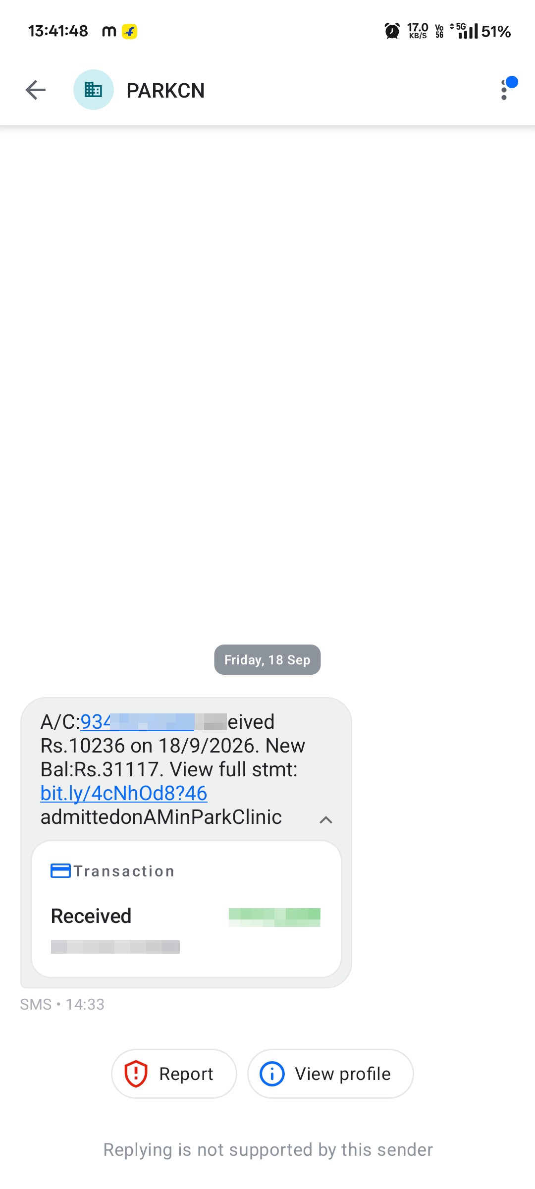 Scamming messages